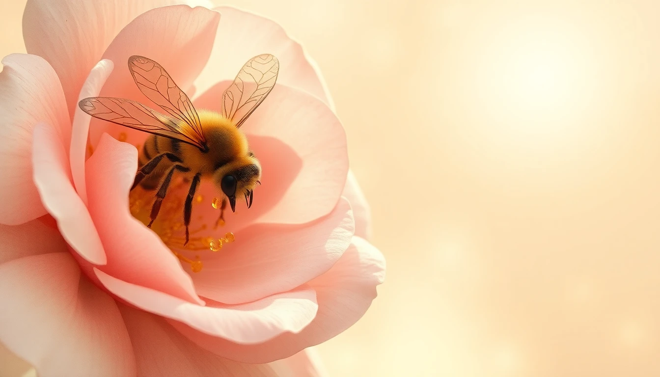 Krafttier Biene — kollektive kleine Arbeit wird Süße