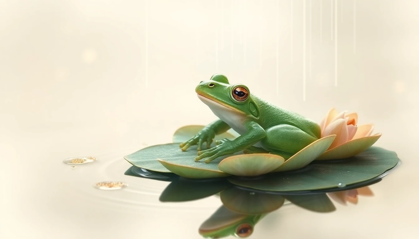 Krafttier Frosch — durchlässige Haut als Warnorgan